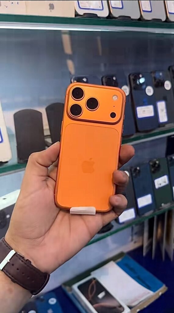 Iphone 17 pro max ( orange color )